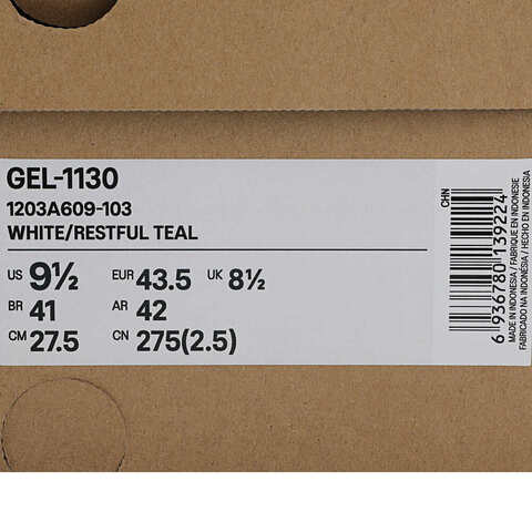 Asics亚瑟士2025中性GEL-1130AT1203A609-103