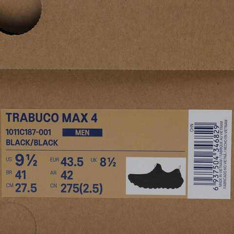 Asics亚瑟士2025男子TRABUCO MAX 4RUNNING其他1011C187-001