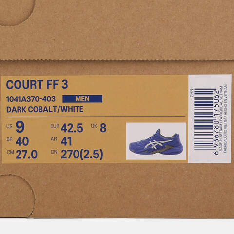 Asics亚瑟士2025男子COURT FF 3TENNIS1041A370-403