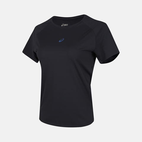 Asics亚瑟士2025女子D.FRESH跑步短袖T恤梭织无领短T2012D381-001