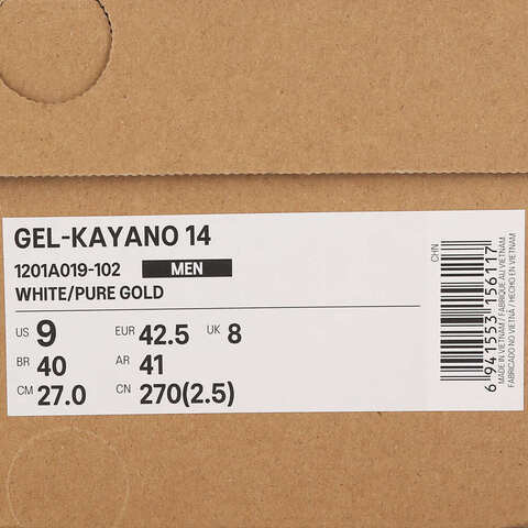 Asics亚瑟士2025男子GEL-KAYANO 14AT1201A019-102