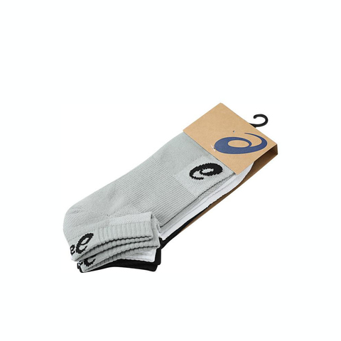 Asics亚瑟士2025中性跑步袜短袜优惠装3013B148-001