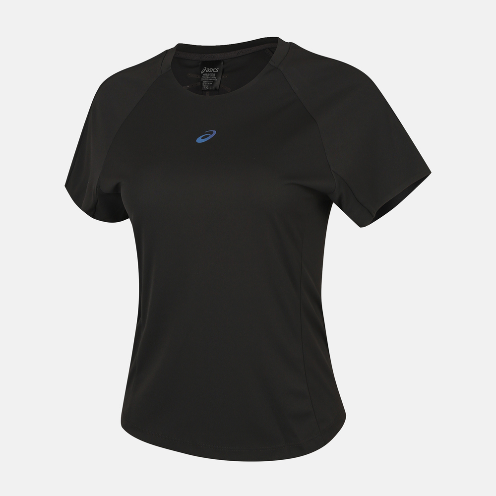 Asics亚瑟士2025女子D.FRESH 2.0跑步短袖T恤梭织无领短T2012D382-001