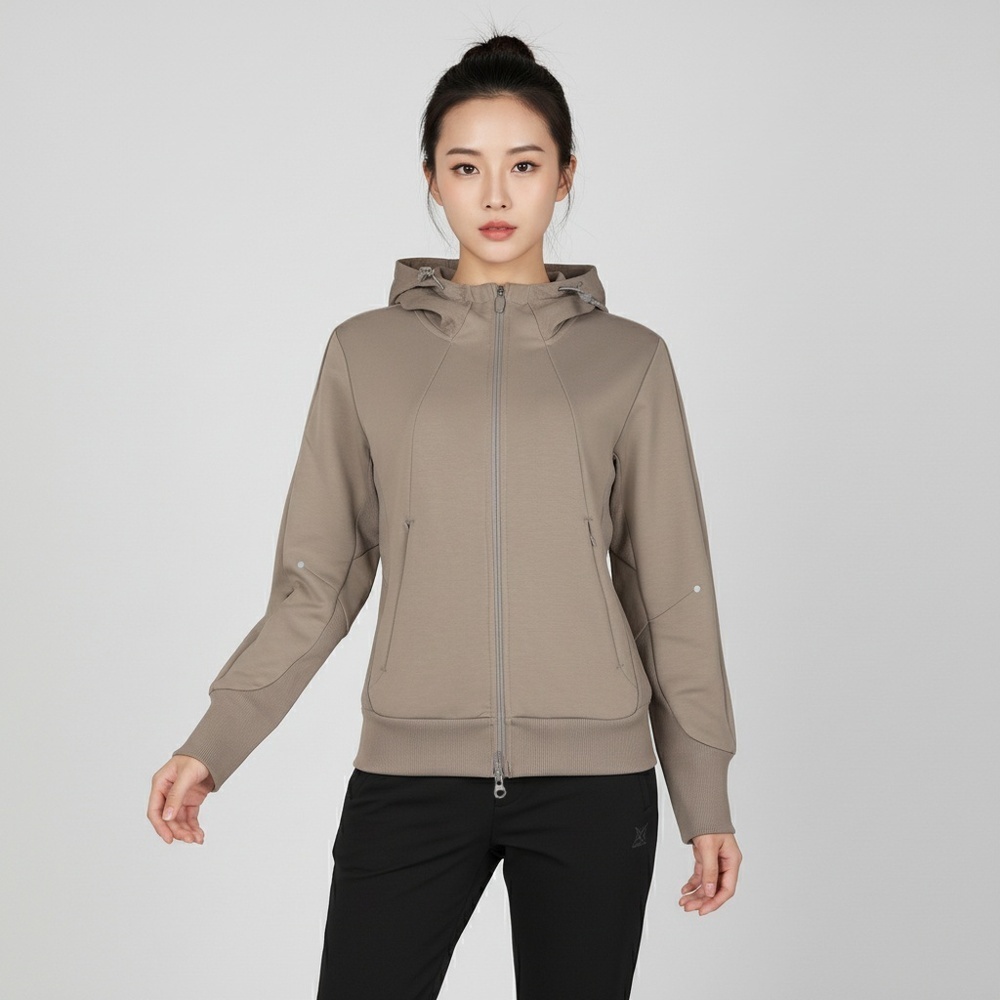 Asics亚瑟士2025女子女式运动夹克针织连帽外套2032D403-021