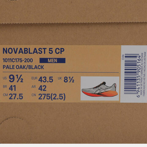 Asics亚瑟士2025男子NOVABLAST 5 CPBLAST1011C175-200