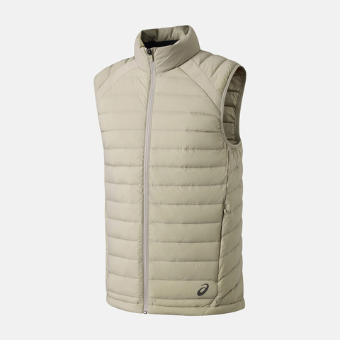 Asics亚瑟士2025男子男式运动轻量羽绒马甲羽绒背心2031F370-020