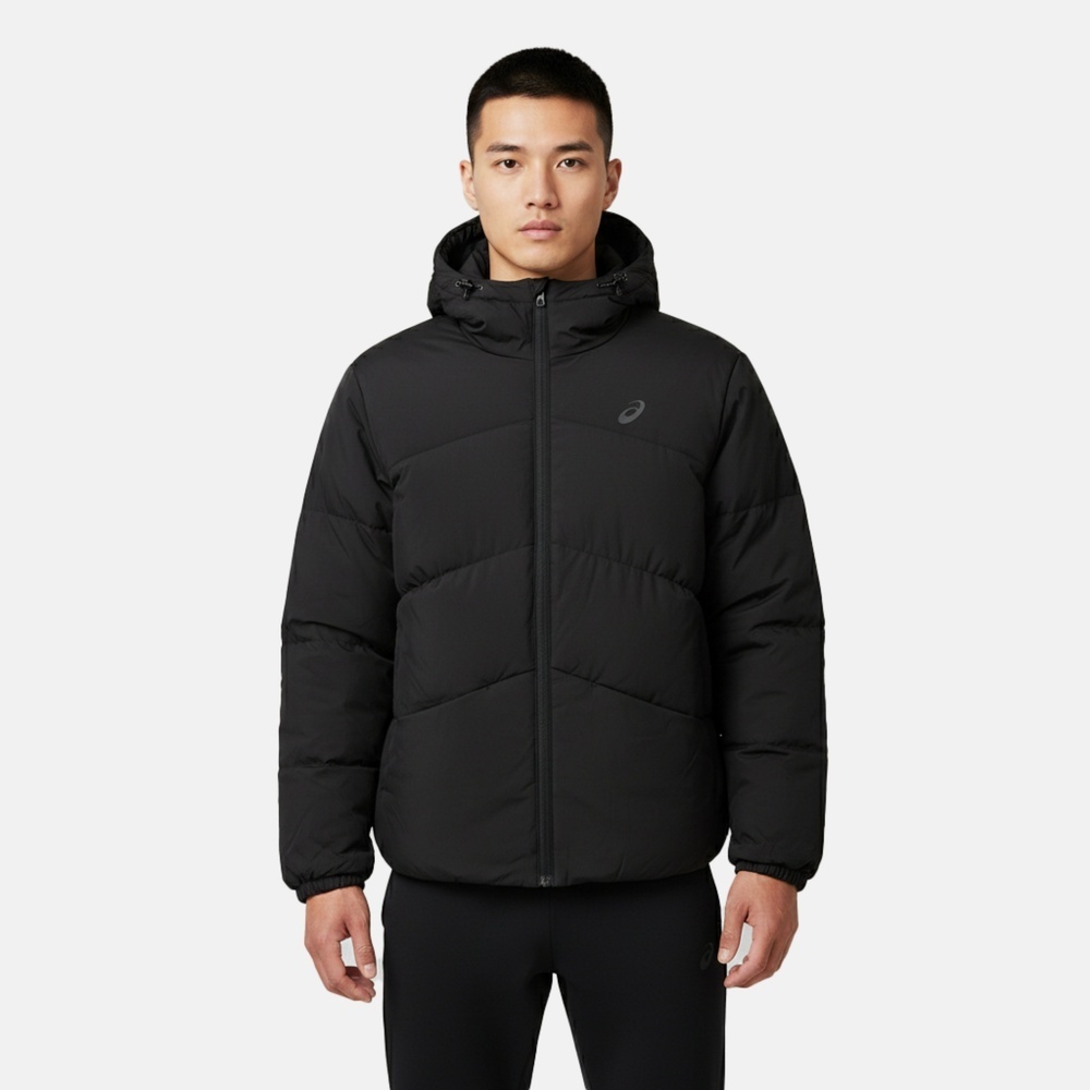 Asics亚瑟士2025男子男式运动羽绒夹克厚羽绒服-短2031F455-001