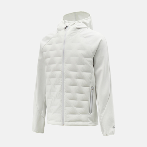 Asics亚瑟士2025男子男式跑步拼接羽绒夹克薄羽绒服-短2011D473-020