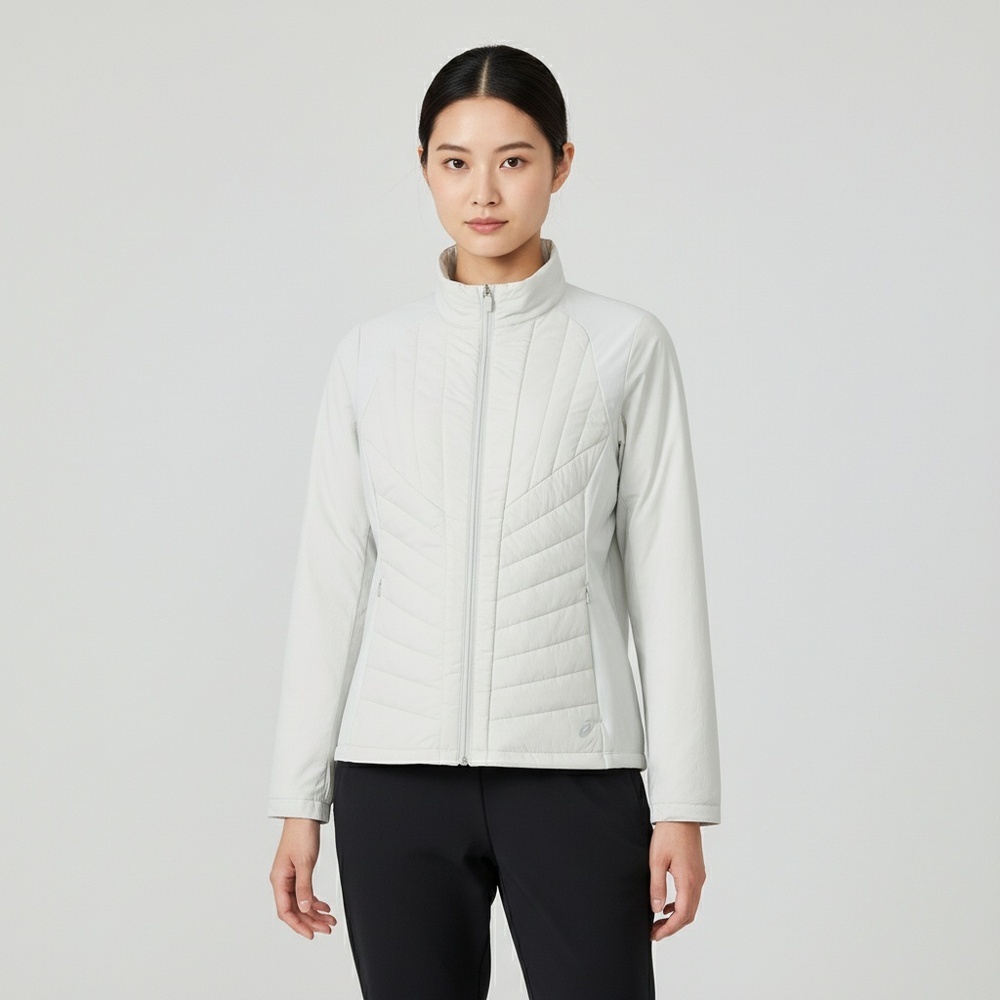 Asics亚瑟士2025女子女式跑步夹棉夹克薄棉服2012D391-020