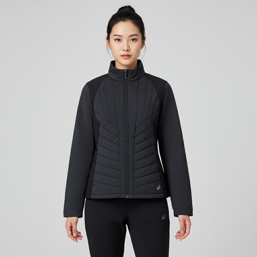 Asics亚瑟士2025女子女式跑步夹棉夹克薄棉服2012D391-001