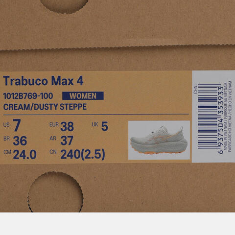 Asics亚瑟士2025女子TRABUCO MAX 4RUNNING其他1012B769-100