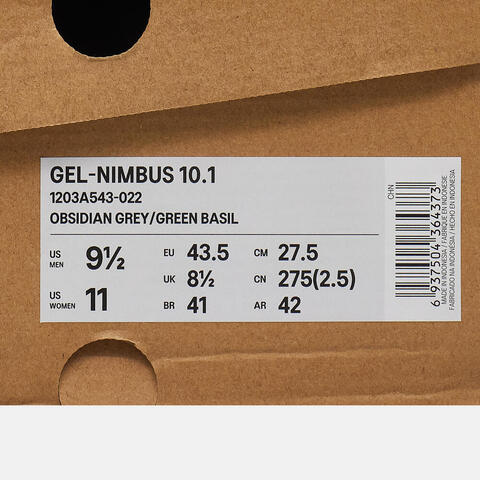 Asics亚瑟士2025中性GEL-NIMBUS 10.1AT1203A543-022