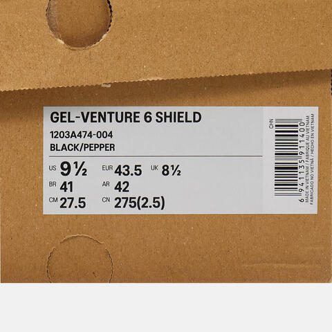 Asics亚瑟士2025中性GEL-VENTURE 6 SHIELDAT1203A474-004