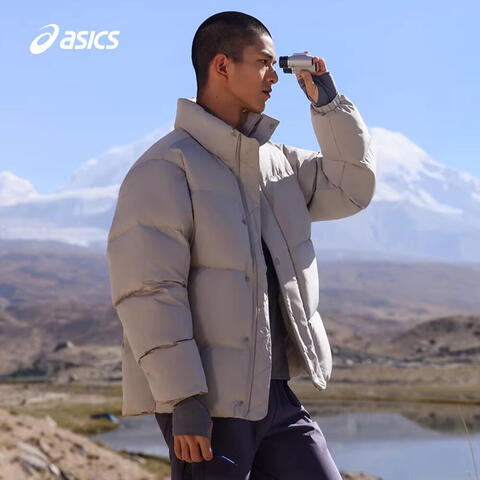 Asics亚瑟士2025男子男式运动羽绒服厚羽绒服-短2031F505-020