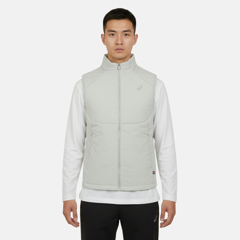 Asics亚瑟士2025男子PRIMALOFT跑步棉服马甲棉背心2011D619-021