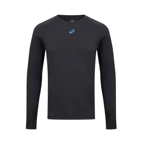 Asics亚瑟士2026男子白焰跑步长袖T恤紧身长T2011D620-001