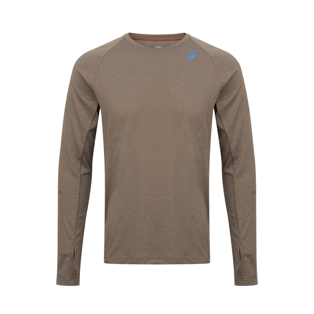 Asics亚瑟士2026男子白焰跑步长袖T恤紧身长T2011D620-200