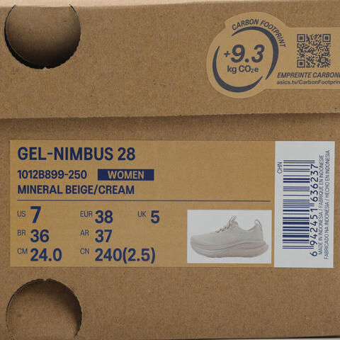 Asics亚瑟士2026女子GEL-NIMBUS 28NIMBUS1012B899-250