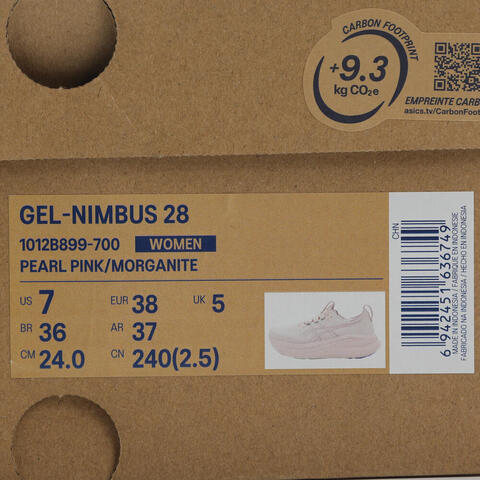 Asics亚瑟士2026女子GEL-NIMBUS 28NIMBUS1012B899-700