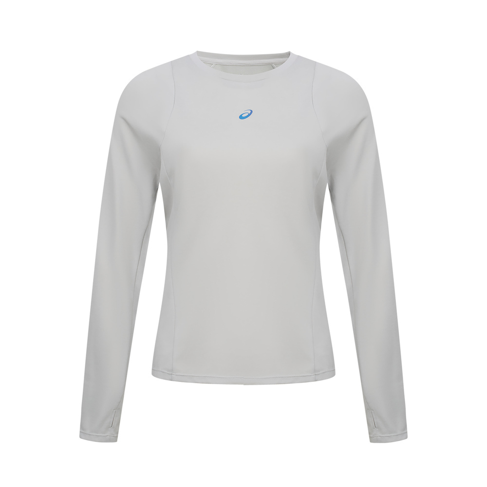 Asics亚瑟士2026女子白焰跑步长袖T恤紧身长T2012D514-020