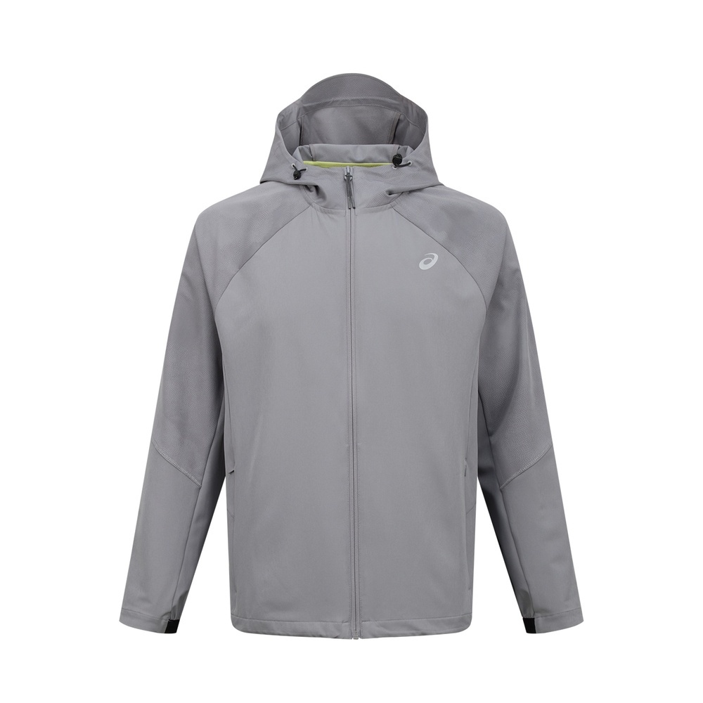Asics亚瑟士2026男子跑步反光夹克梭织连帽外套2011D625-020