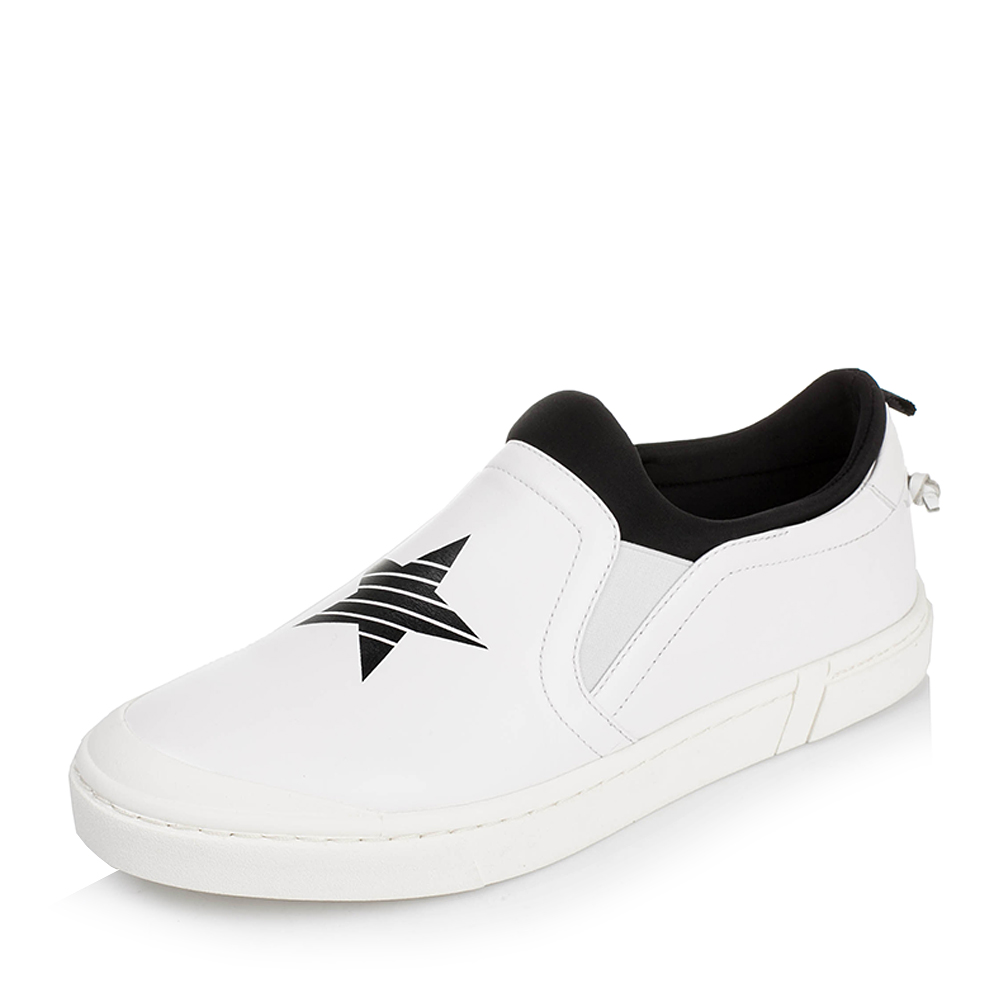 BASTO/百思图秋季白色软面牛皮男单鞋BCH12CM6