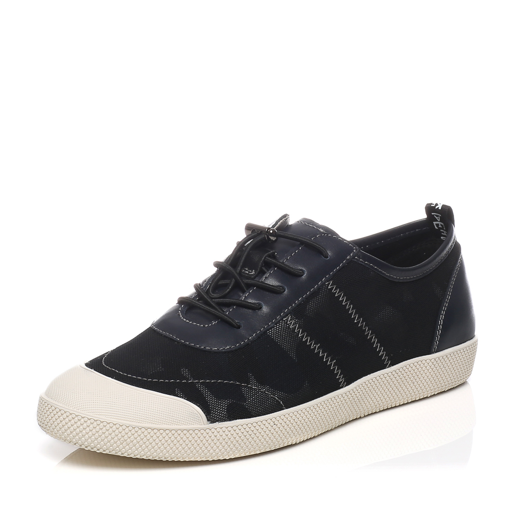 basto/百思图夏季蓝色纺织物/牛皮时尚学院风男休闲鞋bif06bm7