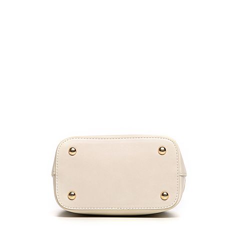 BASTO/百思图夏季白色人造革简约纯色时尚女链条包X1167BN7