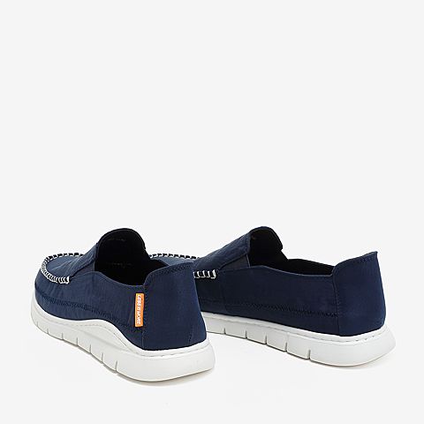 BASTO/百思图夏季专柜同款蓝色纺织品男休闲鞋CFJ01BM9