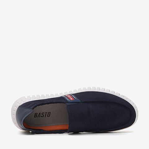 BASTO/百思图夏季蓝色纺织物男纯色运动休闲鞋BRH17BM9