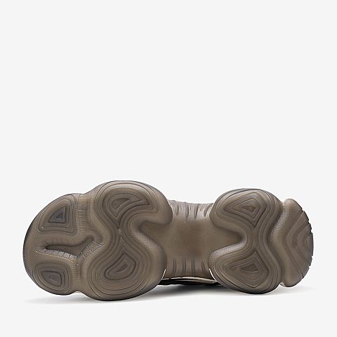 百思图2020春季新款商场同款撞色系带厚底运动风女老爹鞋BA832AM0