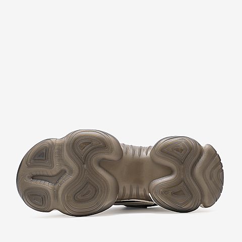 百思图2020春季新款商场同款撞色系带厚底运动风女老爹鞋BA832AM0