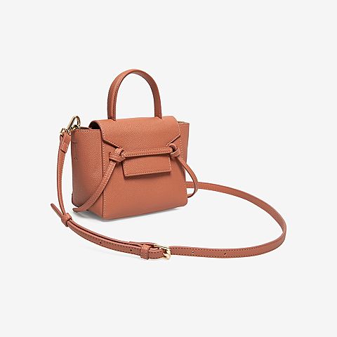 百思图2021春季新款商场同款时尚潮流手提斜挎迷你包女X2232AX1