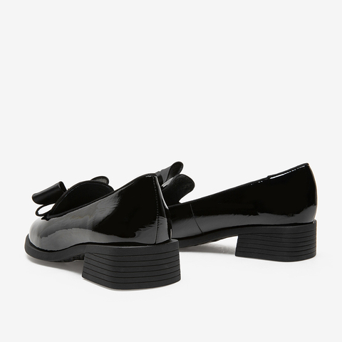 百思图2021春季新款商场同款时尚蝴蝶结浅口女单鞋A5096AA1