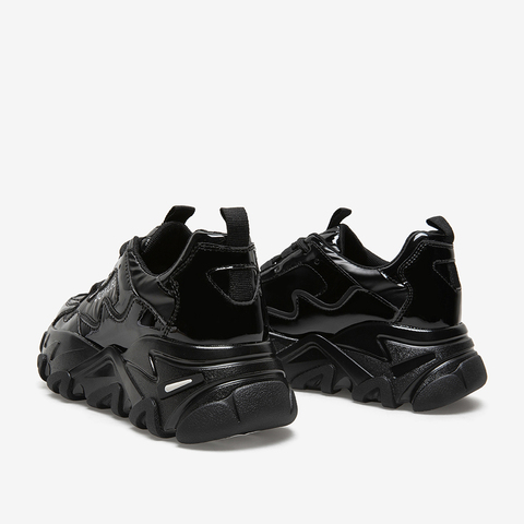 百思图2021春季新款商场同款ins潮酷厚底老爹鞋女休闲鞋MA888AM1