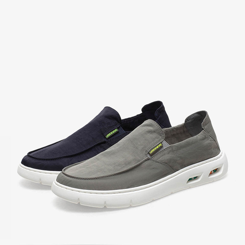 百思图2021夏季新款商场同款懒人一脚蹬休闲厚底男乐福鞋A2273BM1