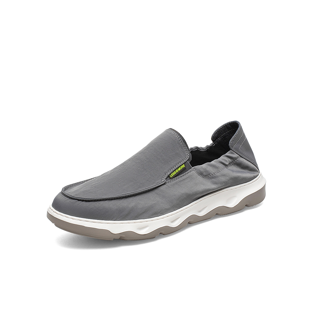 百思图2021夏季新款商场同款时尚懒人一脚蹬厚底男乐福鞋H2560BM1