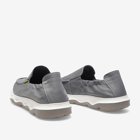 百思图2021夏季新款商场同款时尚懒人一脚蹬厚底男乐福鞋H2560BM1