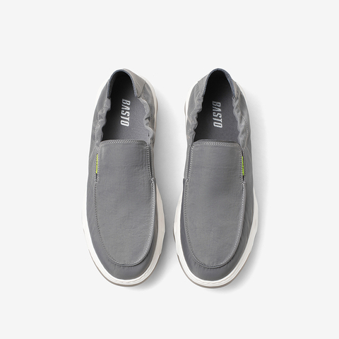 百思图2021夏季新款商场同款时尚懒人一脚蹬厚底男乐福鞋H2560BM1