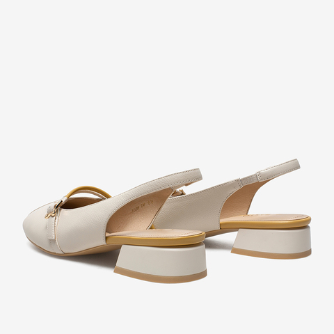 百思图2021夏季新款商场同款时尚简约一字带后空女凉鞋RD208BH1