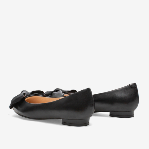 百思图2021春季新款商场同款时尚蝴蝶结方跟浅口女单鞋TCP20AQ1