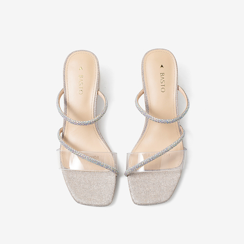 百思图2021夏季新款时髦水钻仙女风罗马凉鞋粗跟女凉鞋RQ221BT1