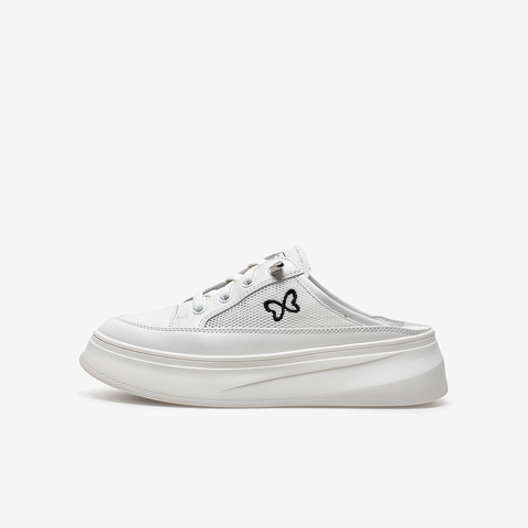 百思图2021夏季新款商场同款时尚厚底懒人鞋女凉拖鞋ZYE36BH1