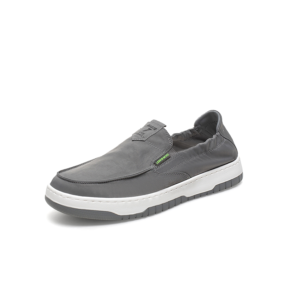 百思图2021夏季新款潮流时尚懒人一脚蹬厚底男乐福鞋1290DBM1