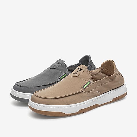 百思图2021夏季新款潮流时尚懒人一脚蹬厚底男乐福鞋1290DBM1