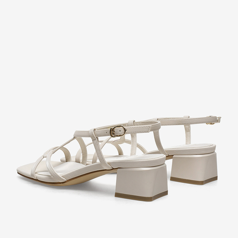 百思图2021夏季新款商场同款简约交叉绑带粗跟凉鞋女MB111BL1