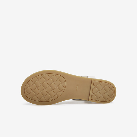 百思图2021夏季新款商场同款时髦仙女风坡跟罗马凉女凉鞋A3112BL1