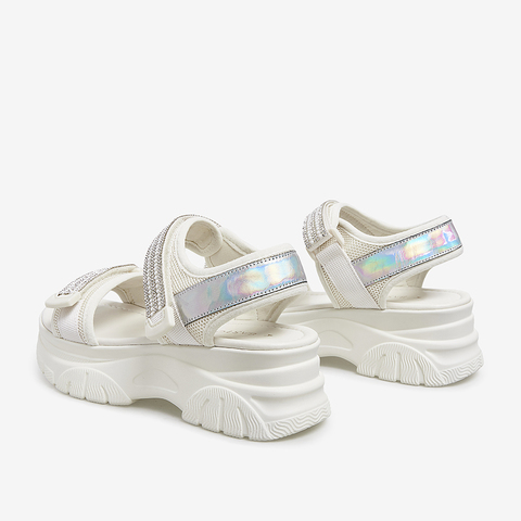 百思图2021夏季新款商场同款时尚潮酷厚底休闲女凉鞋ZHT17BL1