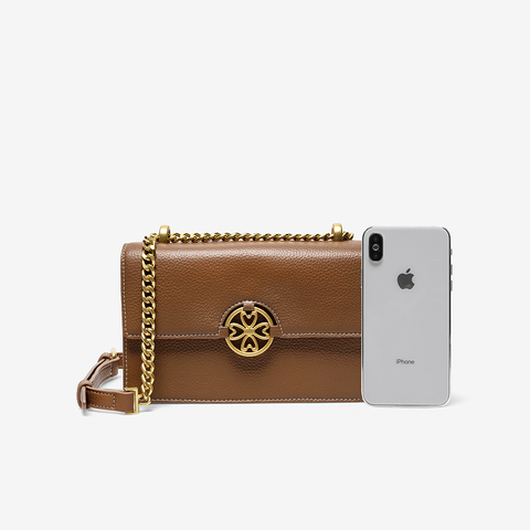 百思图2021冬季新款商场同款小香风质感小方包斜挎包女X2430DX1