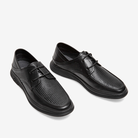 百思图2022夏季新款商场同款潮流商务通勤舒适男休闲皮鞋QA950BM2